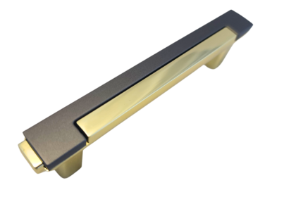 Square Handles - Gold Grey